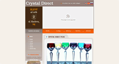 Desktop Screenshot of crystaldirect.cz
